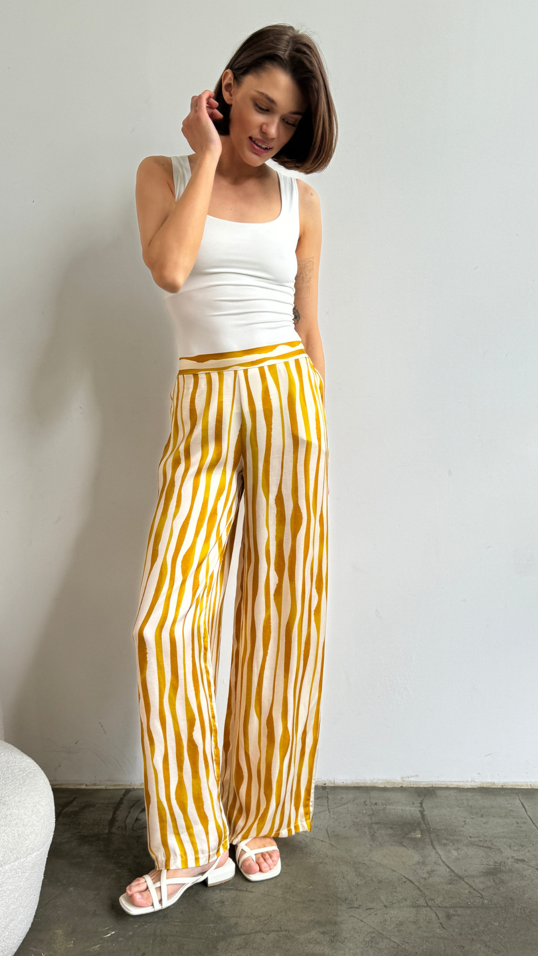 Emerson Trousers  - Ochre Print