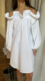 ORIANNE COTTON DRESS - WHITE