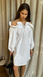 ORIANNE COTTON DRESS - WHITE