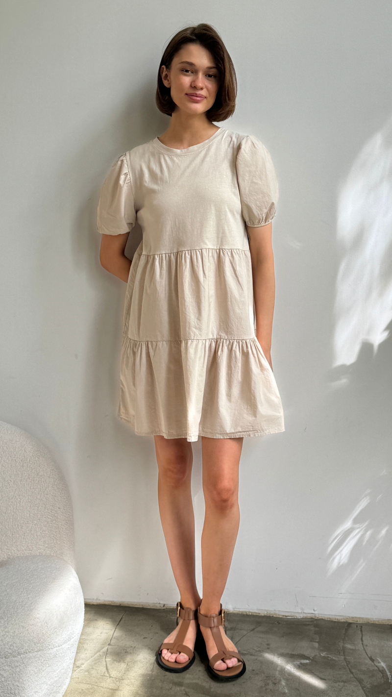 MATILDA DRESS - ECRU
