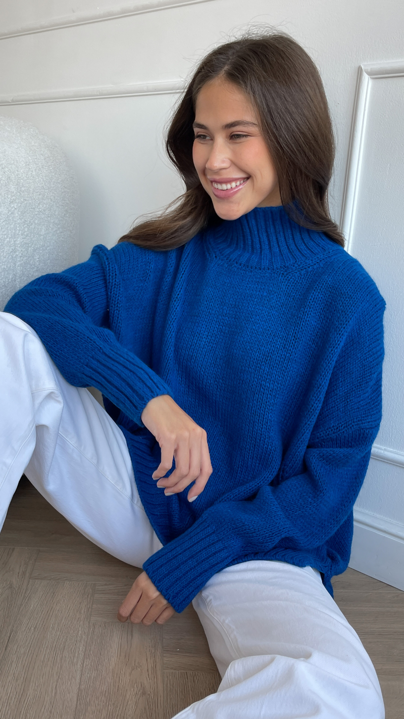 MARGOT SWEATER - KLEIN BLUE