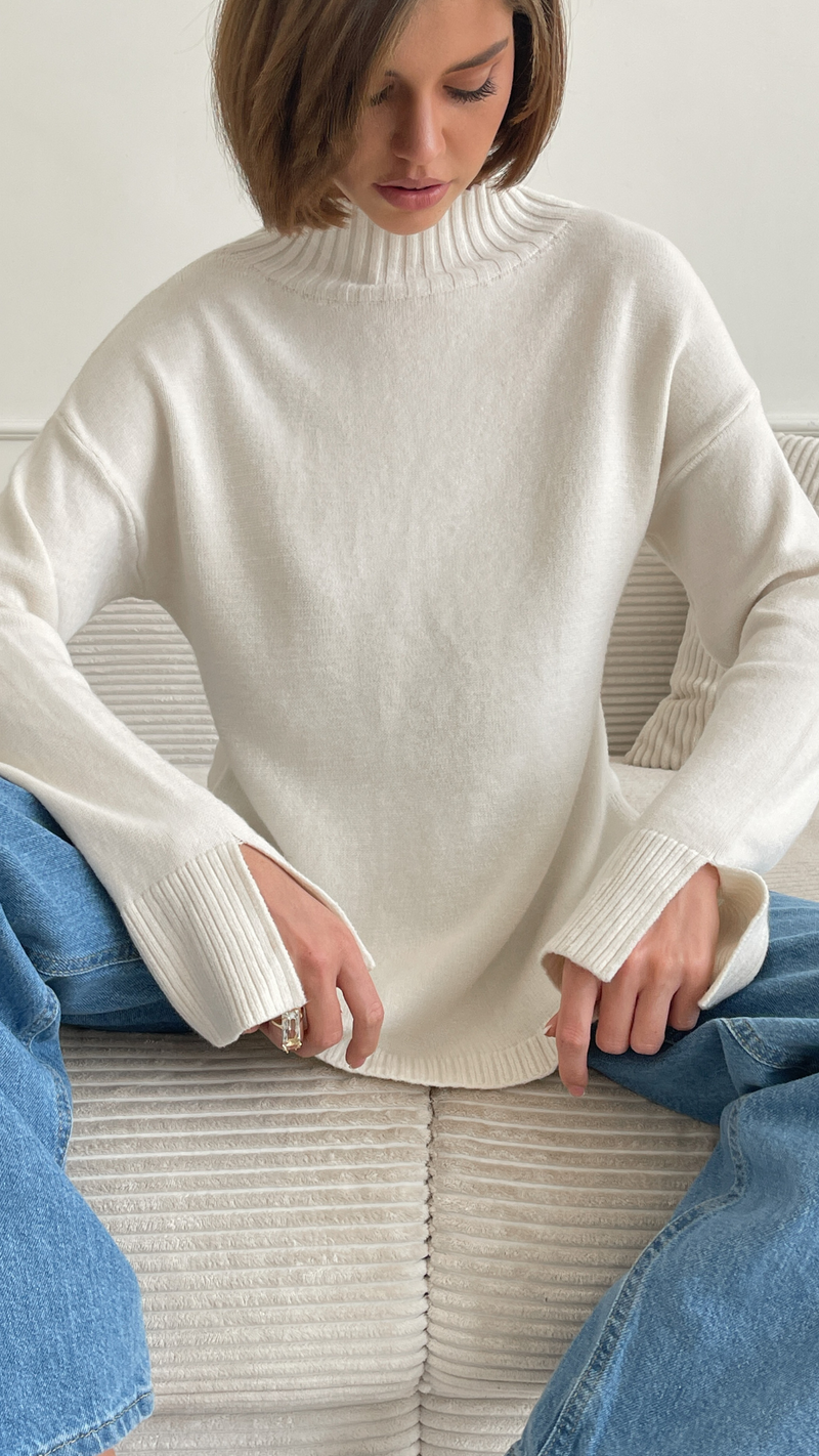 MONA SWEATER - IVORY