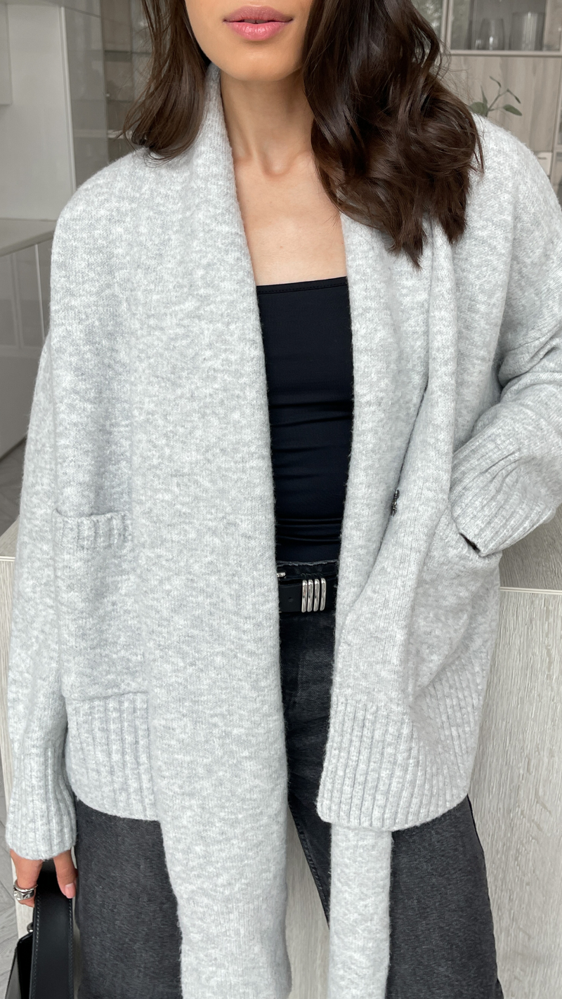 HARPER CARDIGAN - GREY