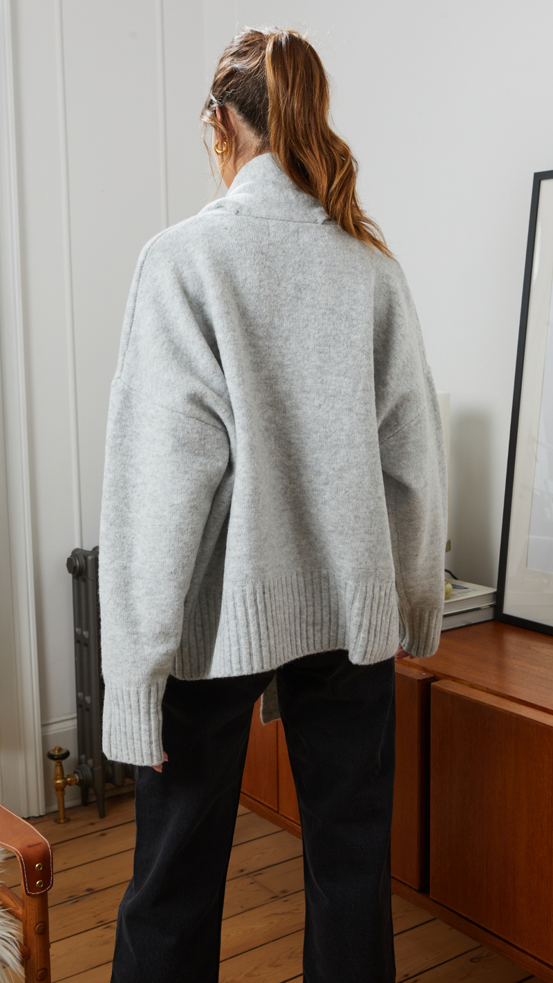 HARPER CARDIGAN - GREY