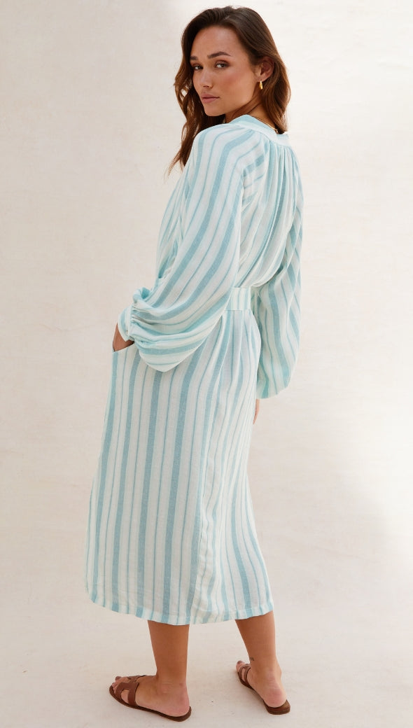 Ines Kaftan - Mint Stripe