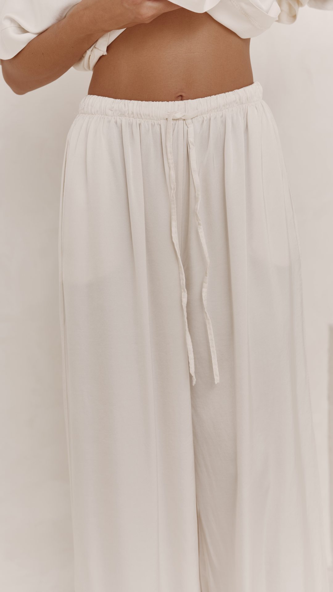 Parker Satin Set - Ivory