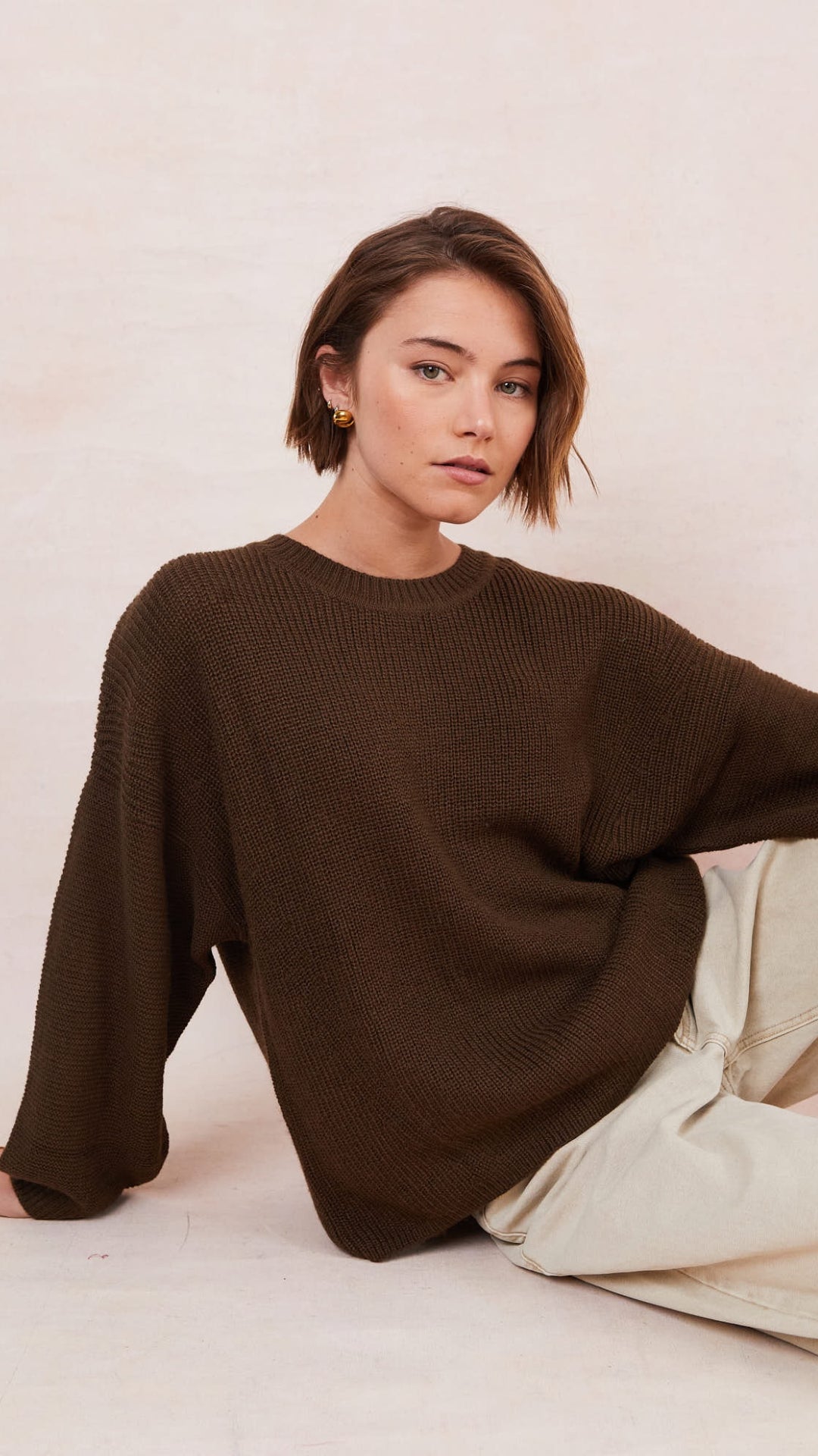 Tansy Sweater  - Chocolate