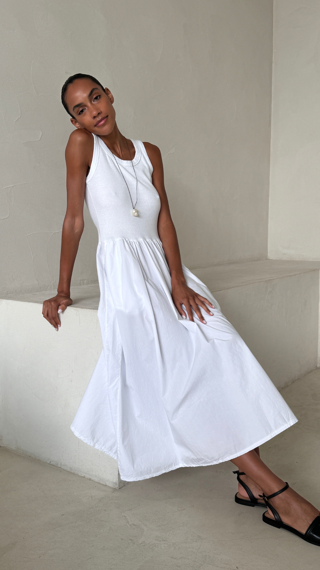 Marnie Dress - White