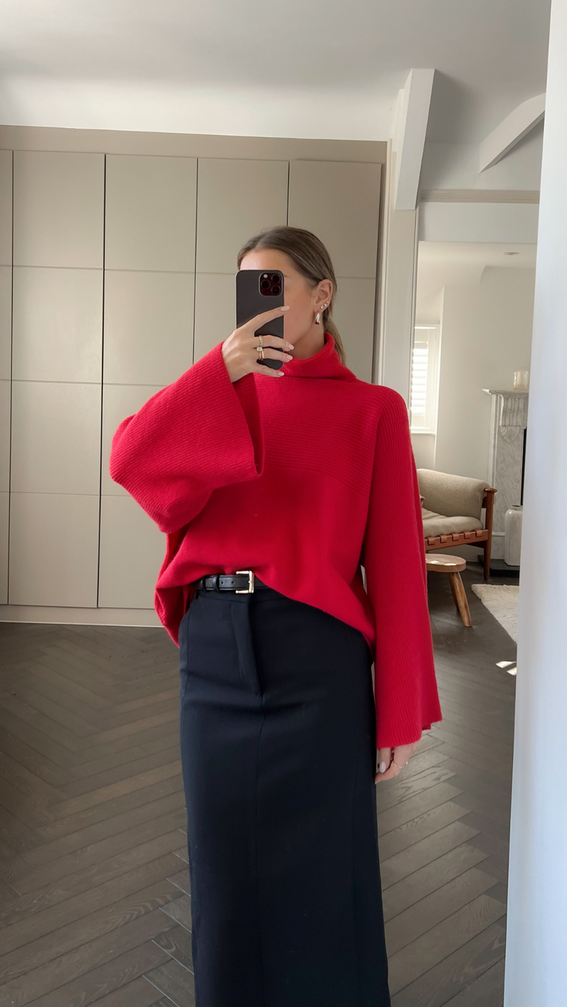 AMELIE SWEATER - RED