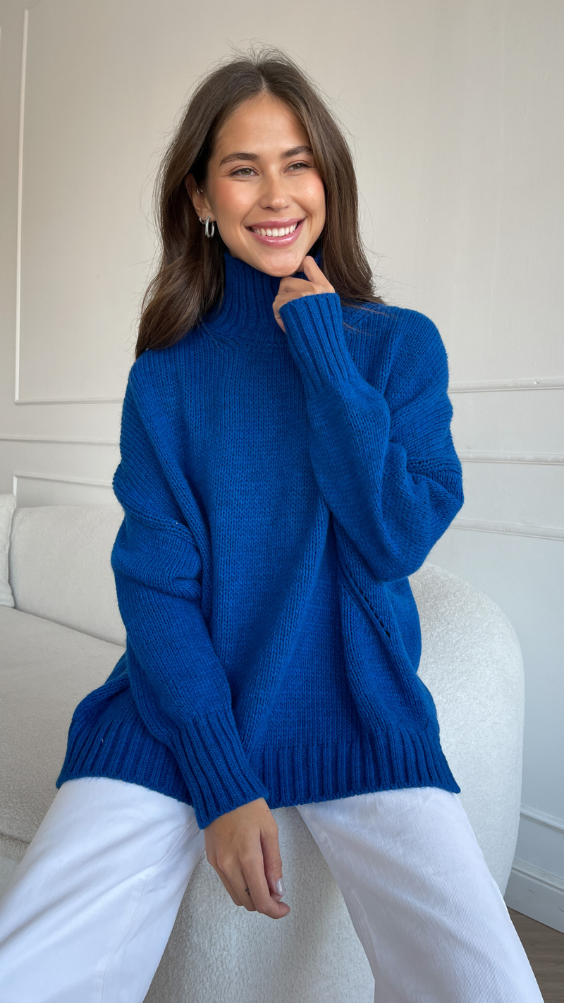 MARGOT SWEATER - KLEIN BLUE