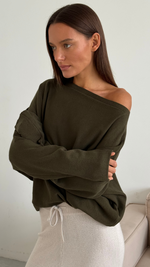 POPPY SWEATER - KHAKI