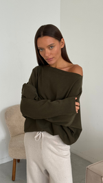 POPPY SWEATER - KHAKI