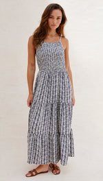 ZOYA DRESS - NAVY PRINT