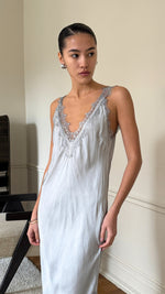 SOLANGE SLIP DRESS - PEARL
