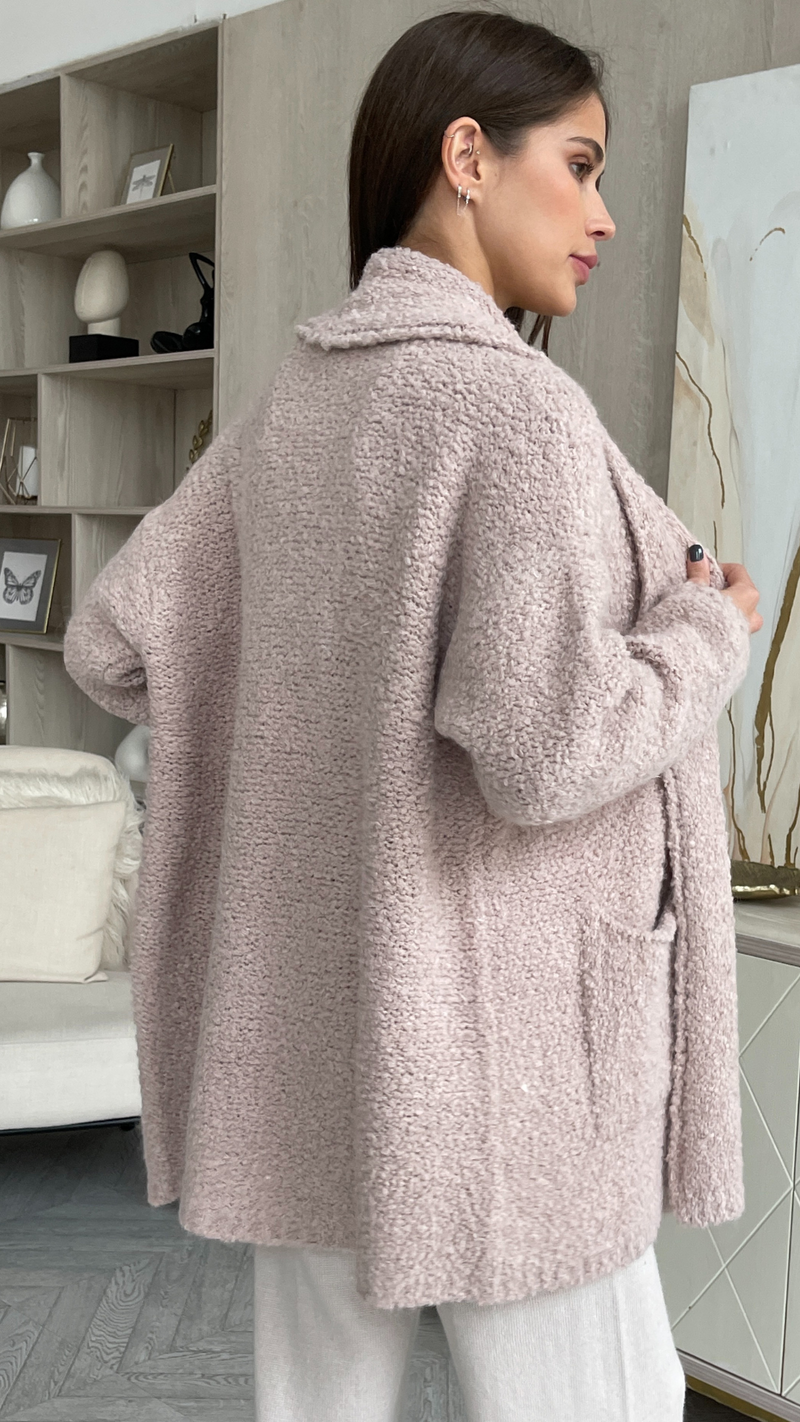 EMMY CARDIGAN - ANTIQUE PINK