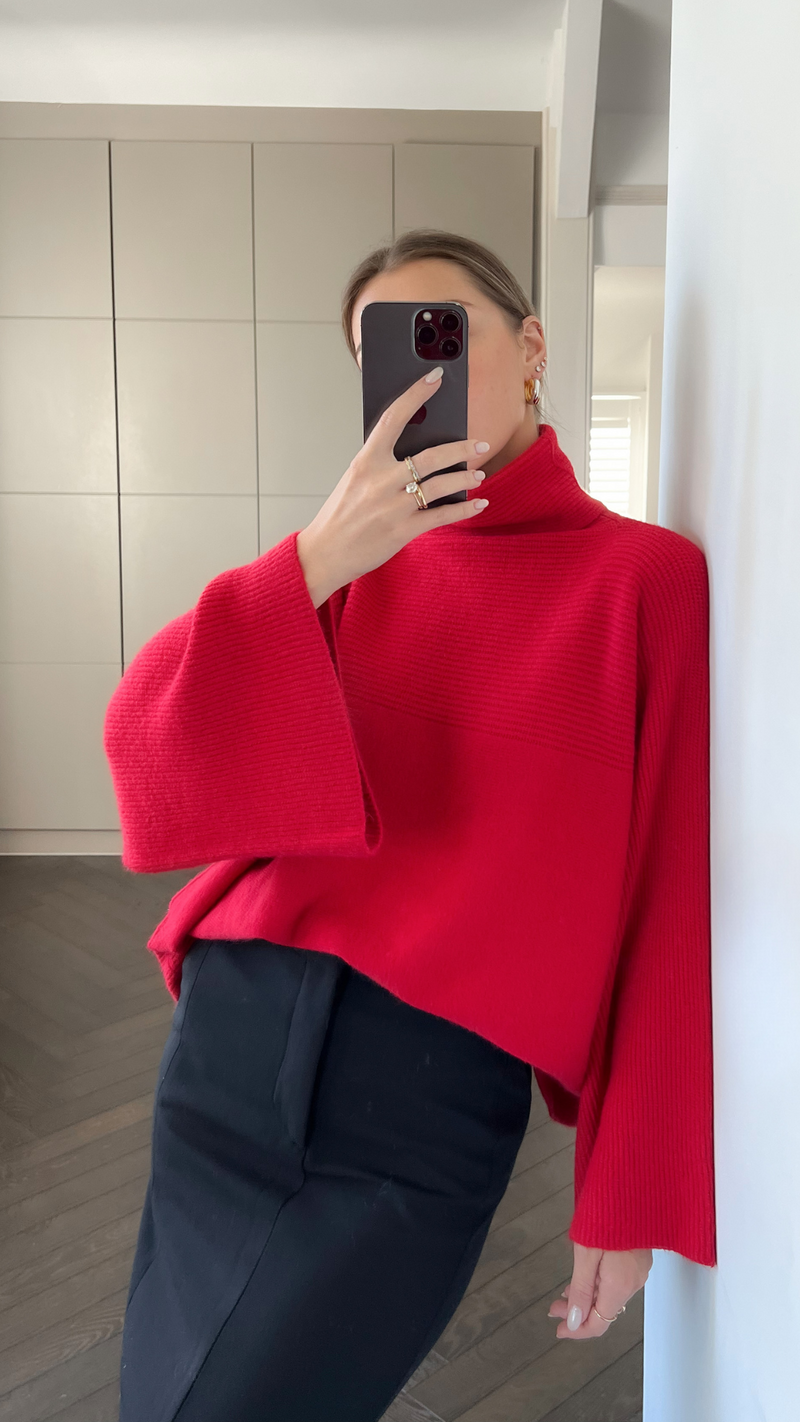 AMELIE SWEATER - RED