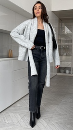 HARPER CARDIGAN - GREY