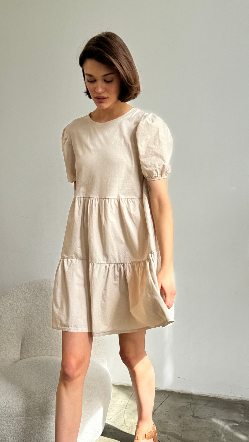 MATILDA DRESS - ECRU