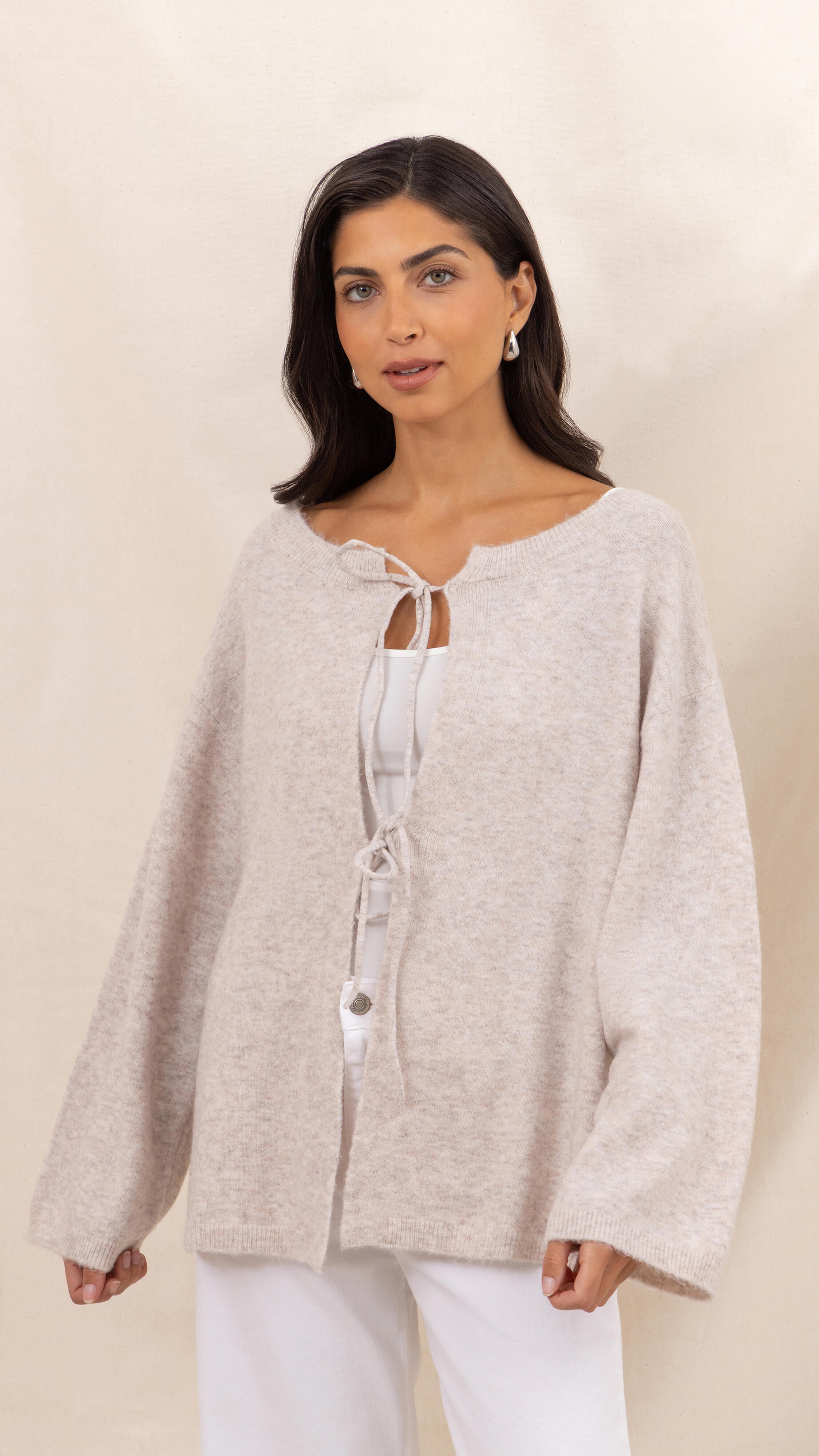 Erin Reversible Sweater - Cloud