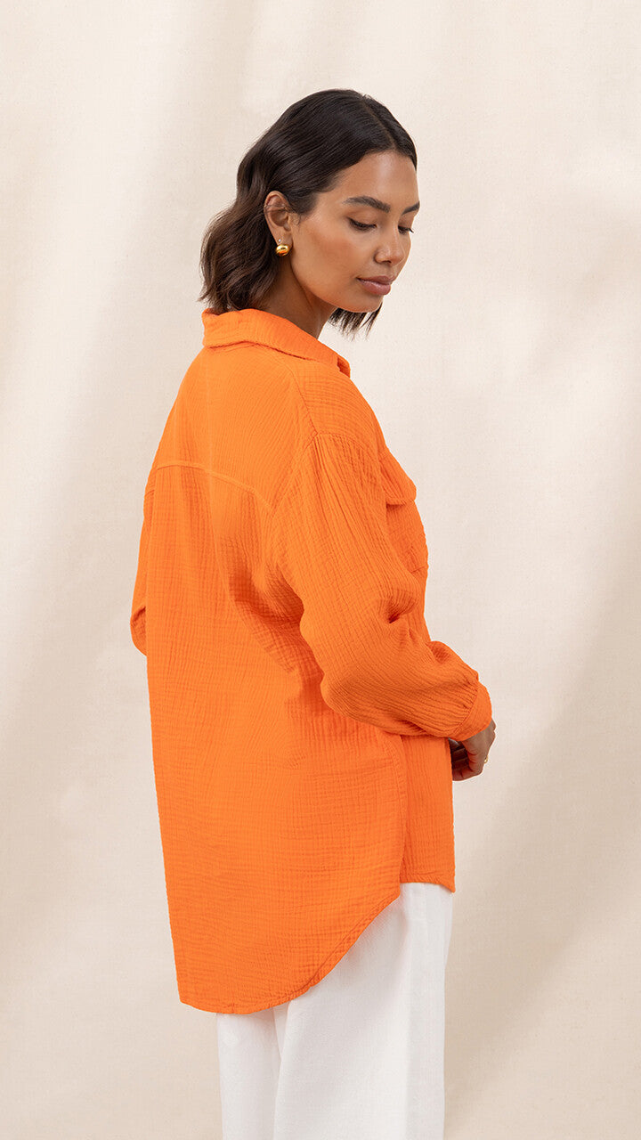 Antoneta Shirt - Tangerine