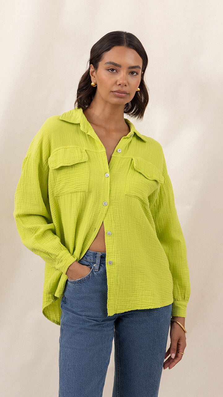 Antoneta Shirt - Lime
