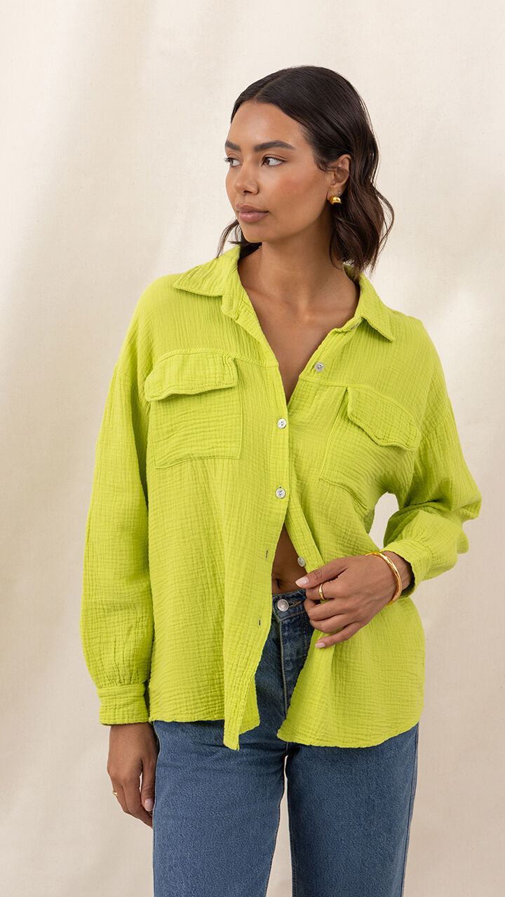 Antoneta Shirt - Lime