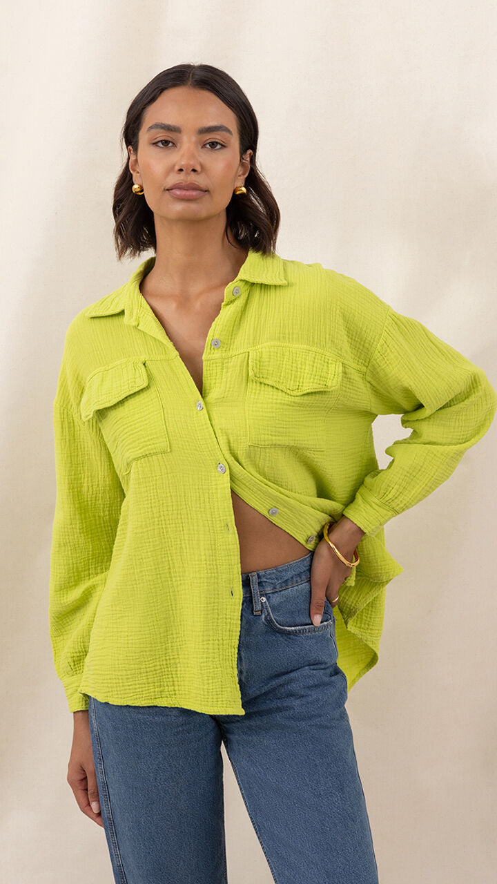 Antoneta Shirt - Lime