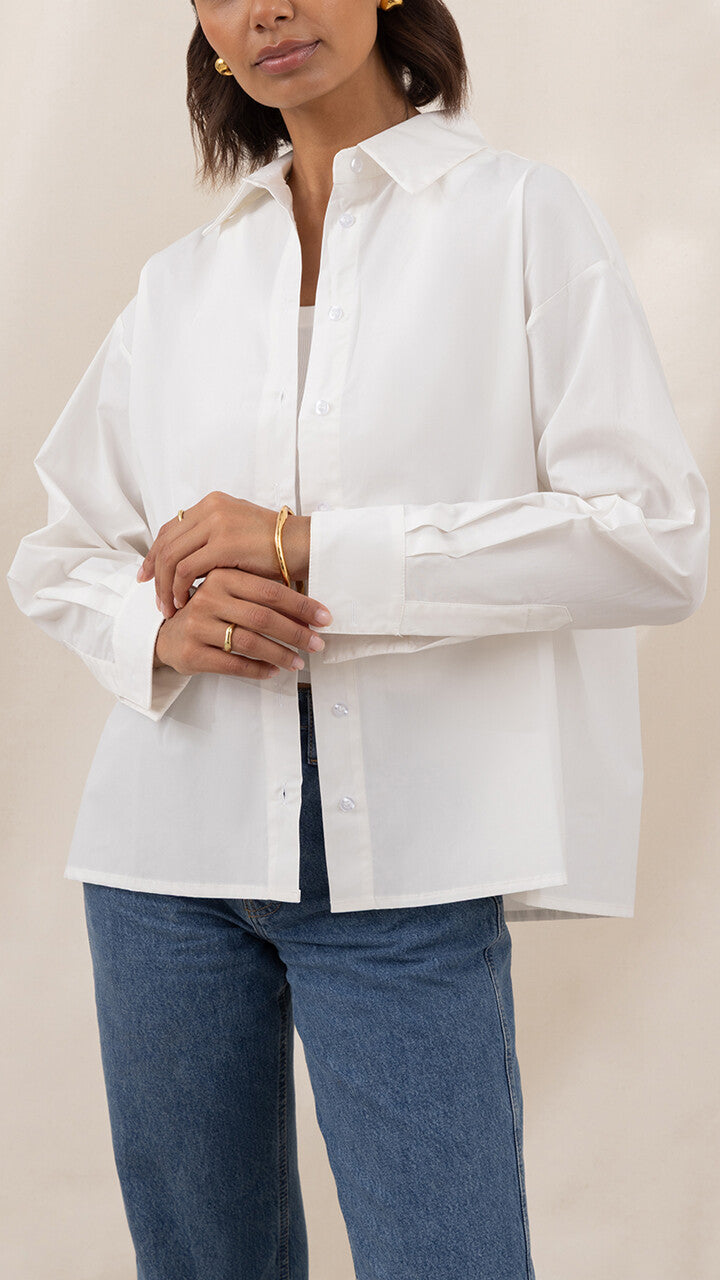 Indie Cotton Shirt - White