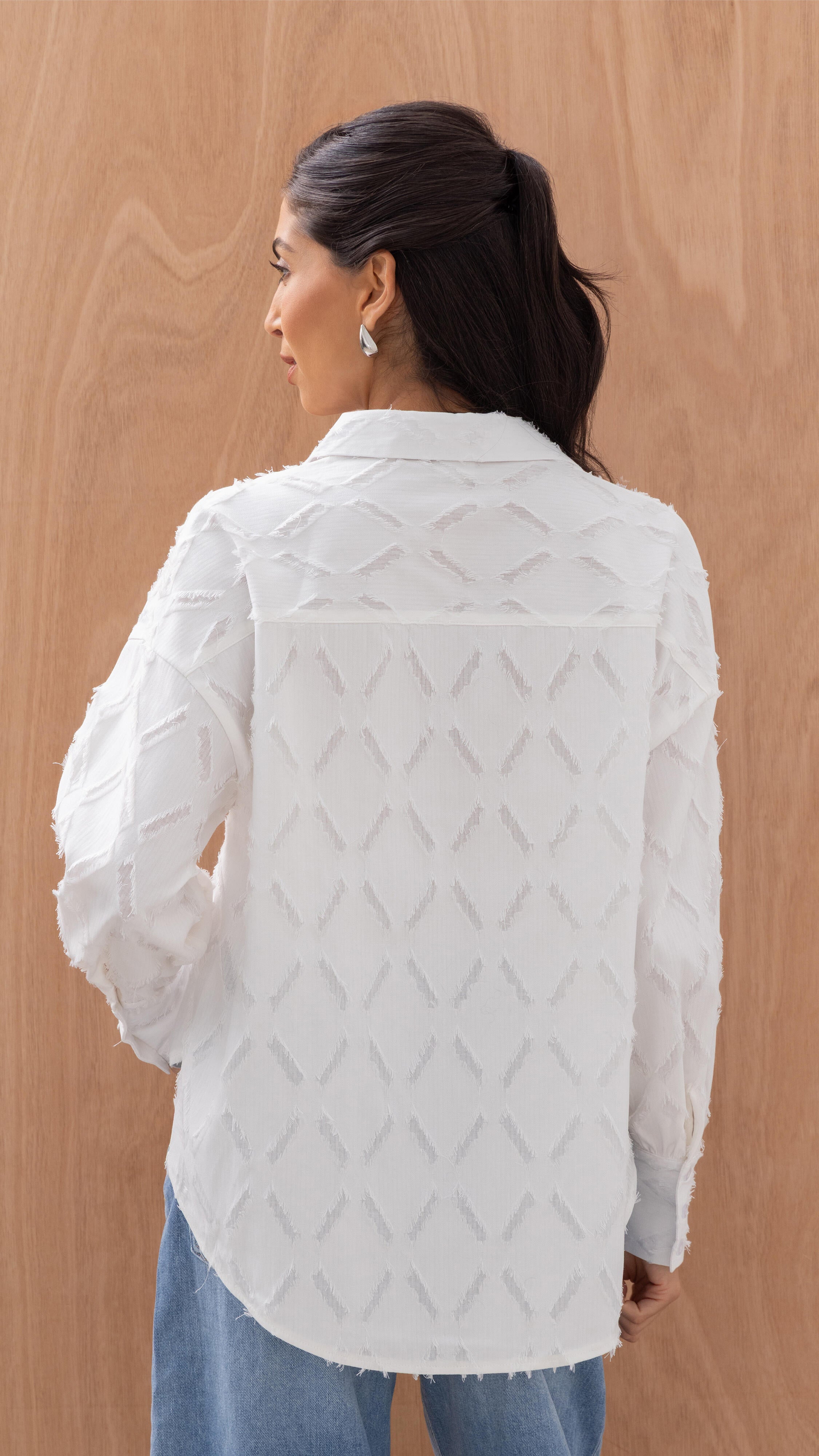 Marlowe Shirt - White Stripe