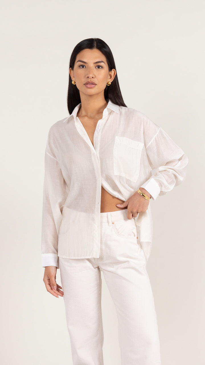 INES SHIRT - WHITE