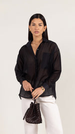INES SHIRT - BLACK