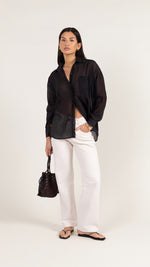 INES SHIRT - BLACK