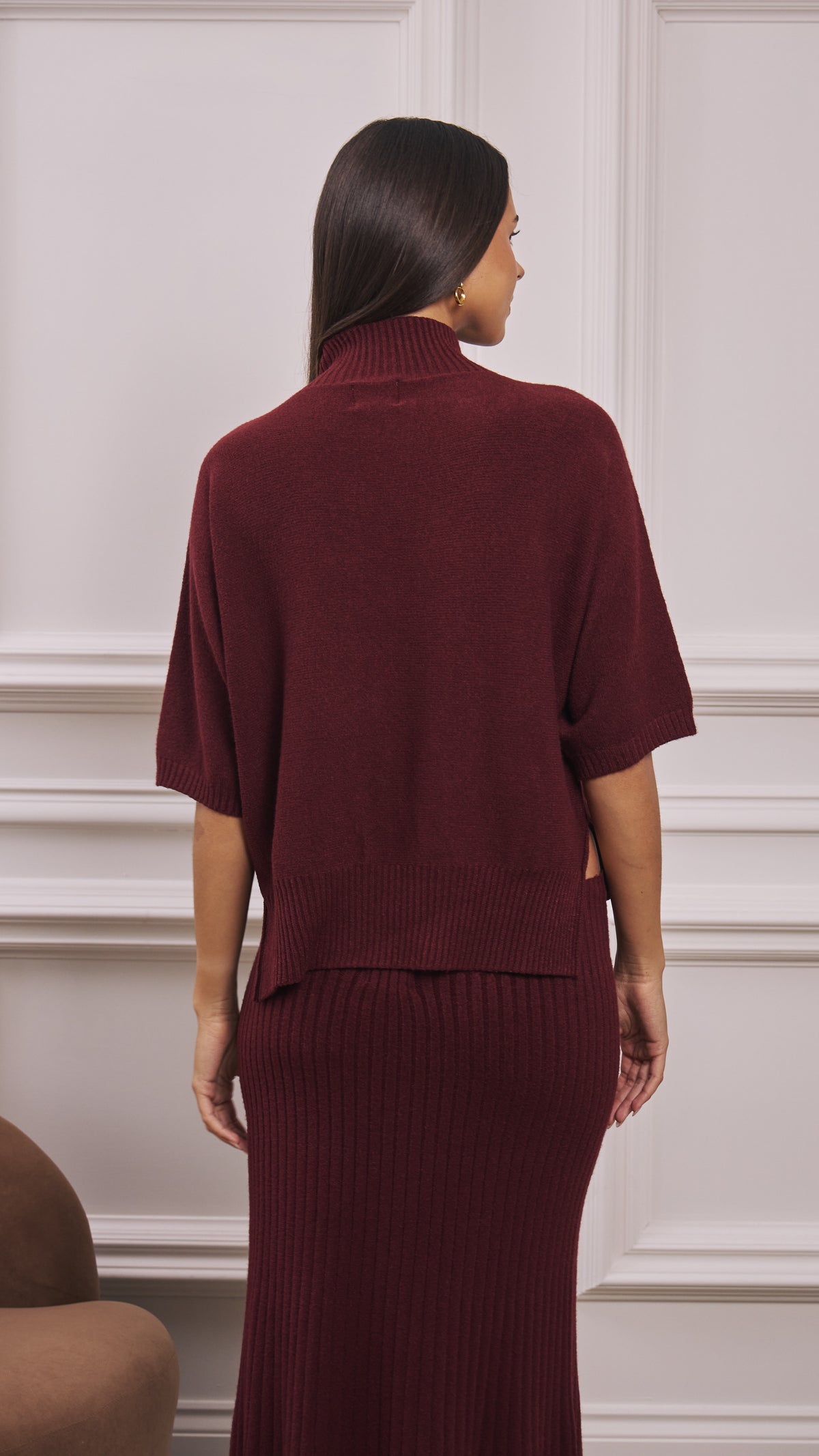Annie Sweater - Burgundy