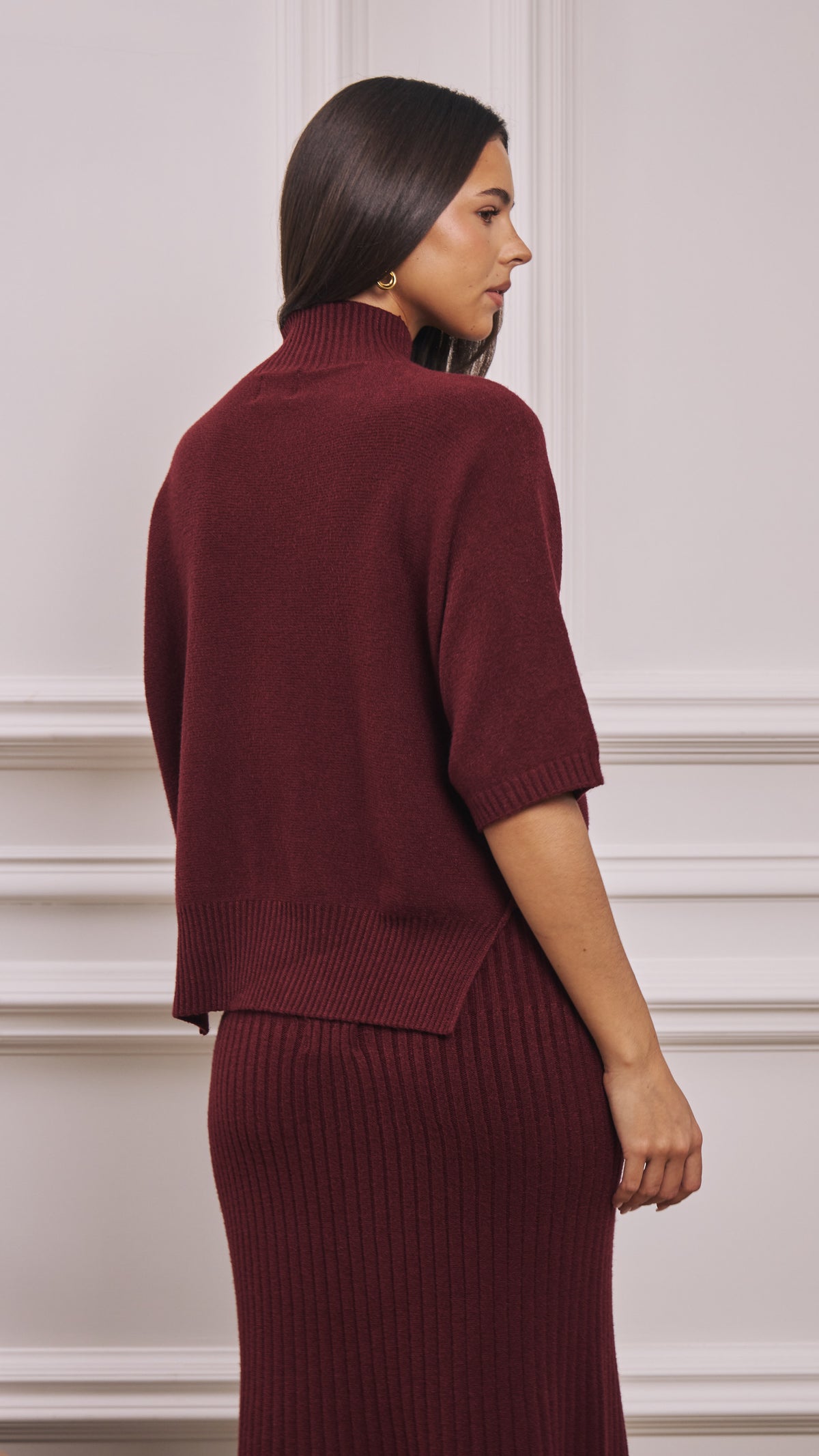 Annie Sweater - Burgundy