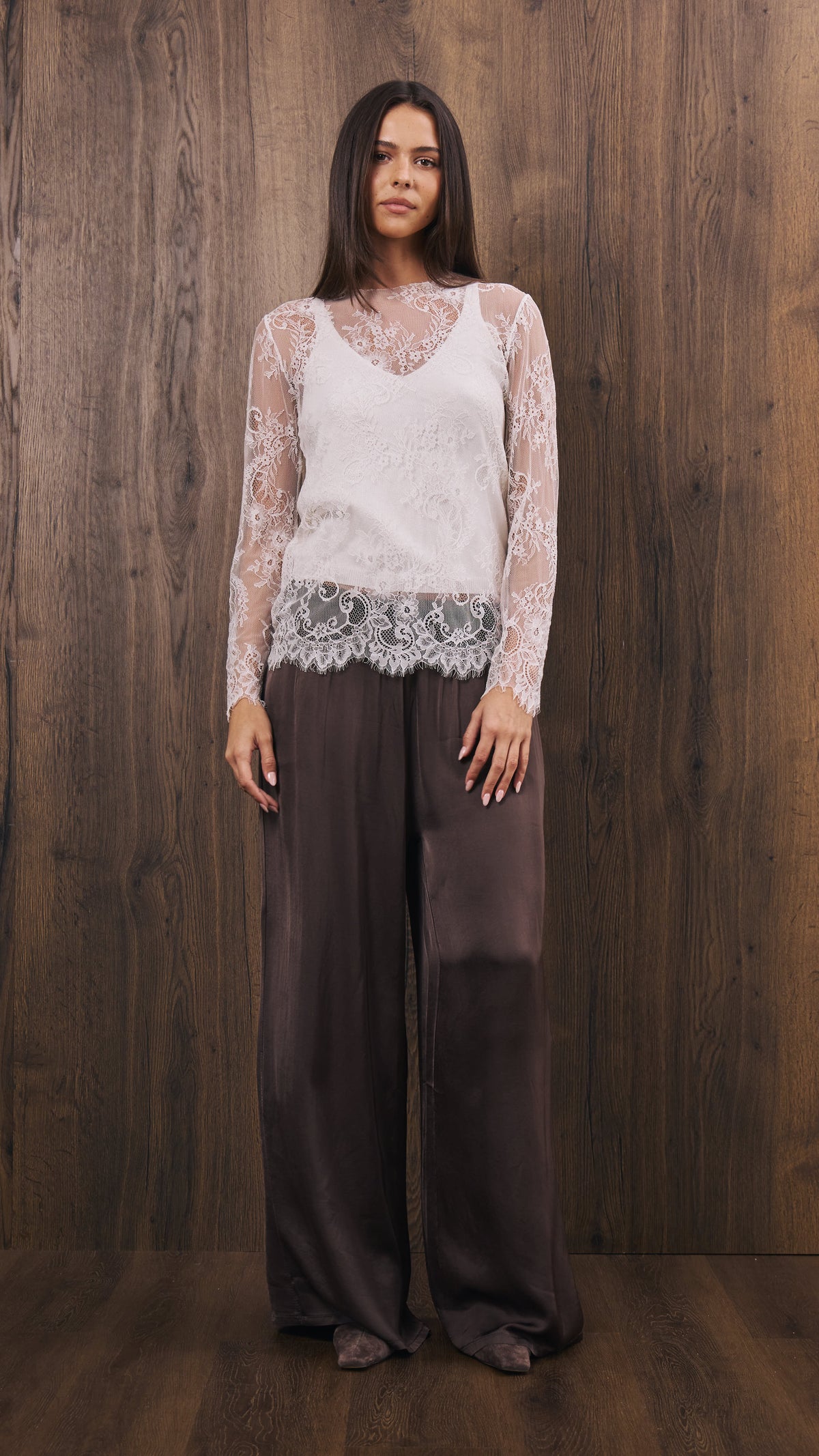Inna Lace Top - Ivory