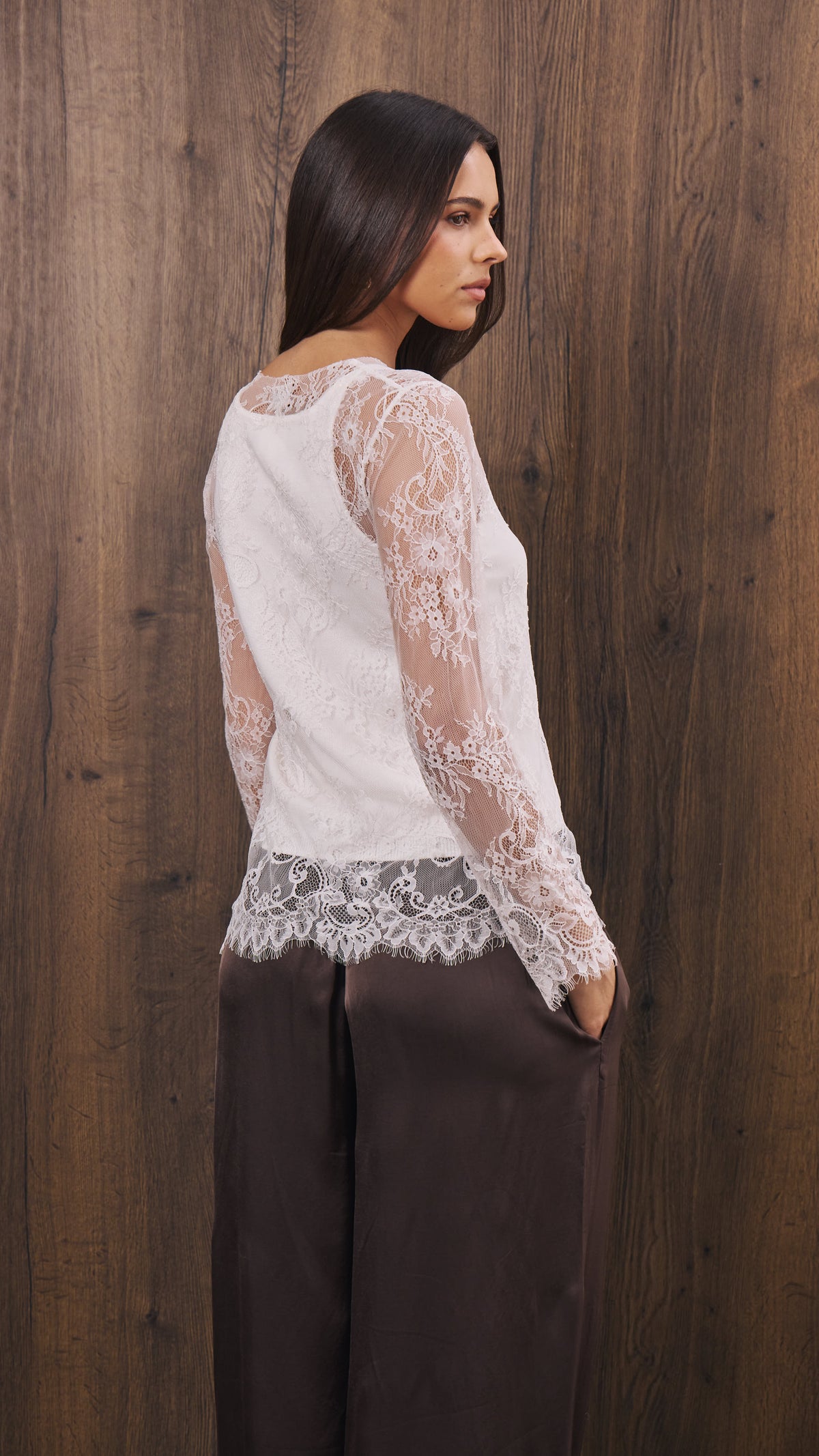 Inna Lace Top - Ivory