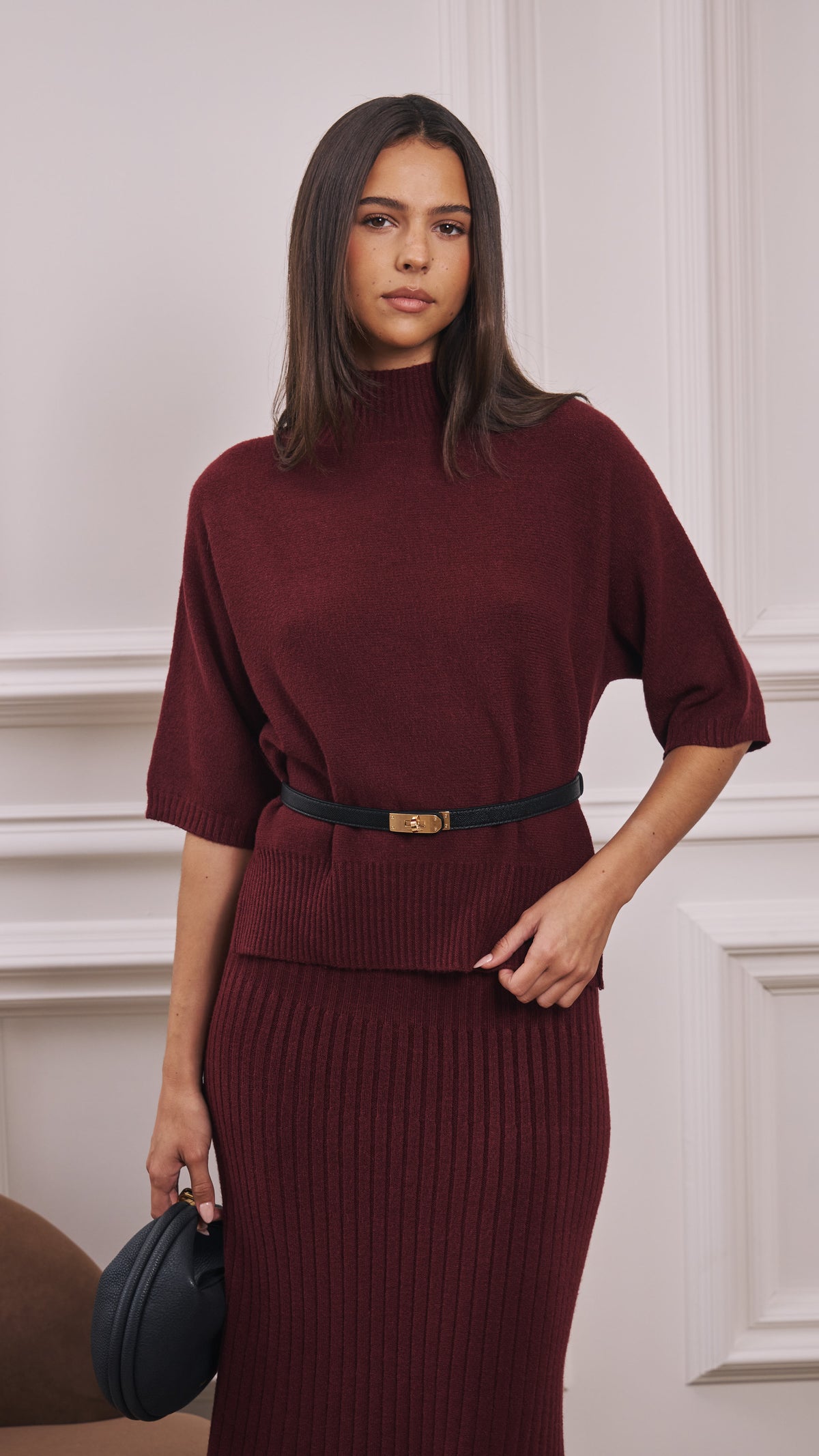 Annie Sweater - Burgundy