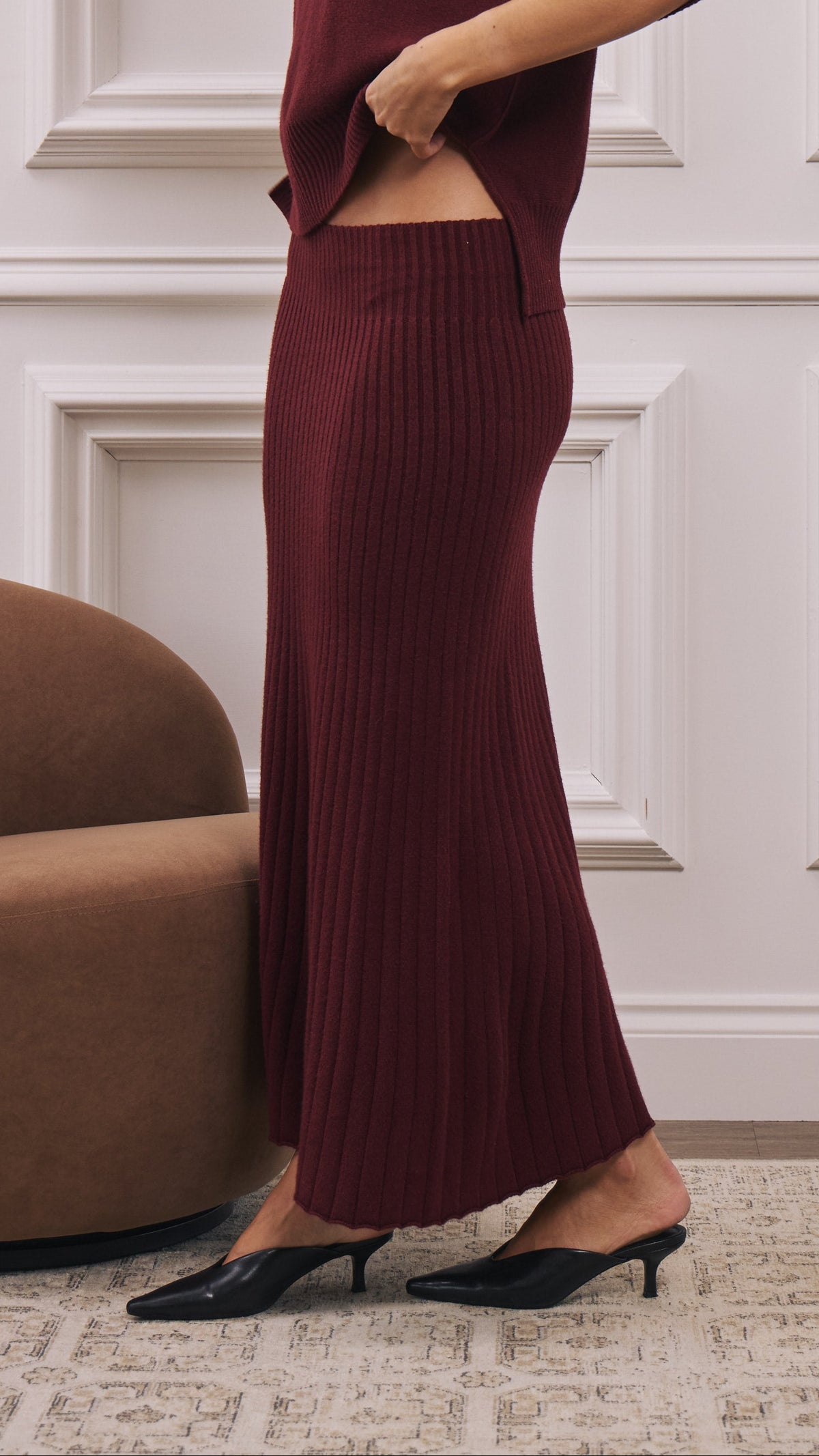 Annie Sweater - Burgundy