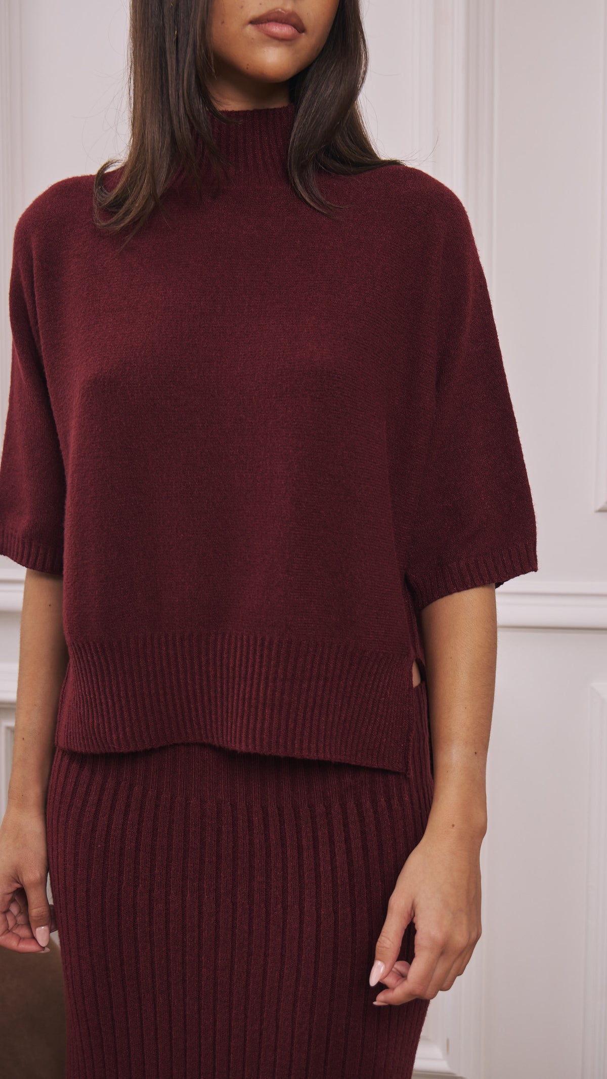 Annie Sweater - Burgundy