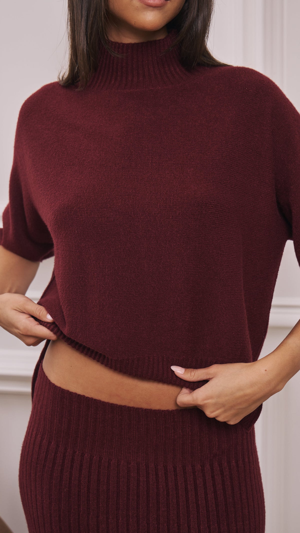 Annie Sweater - Burgundy