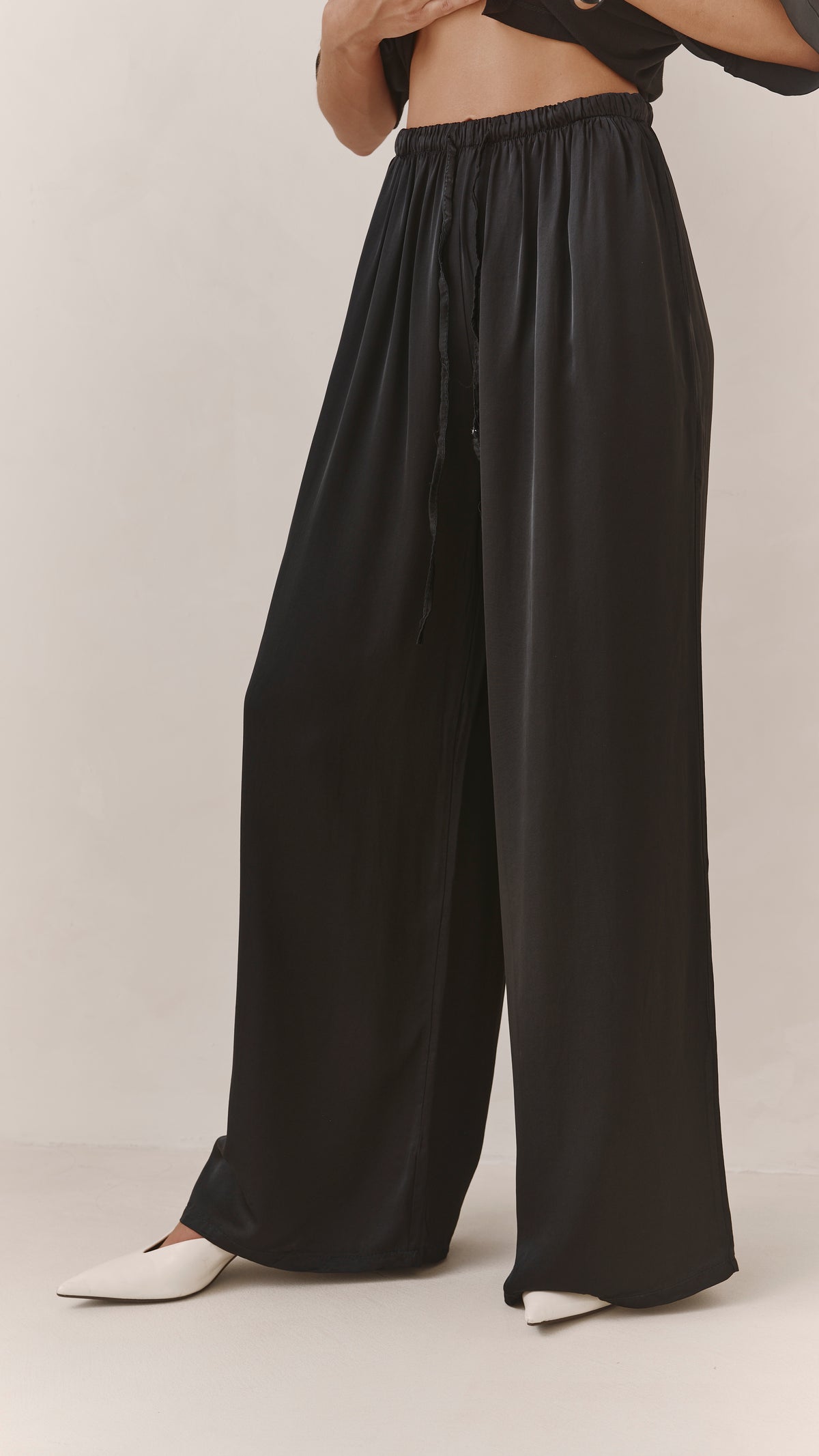 Parker Satin Set - Black