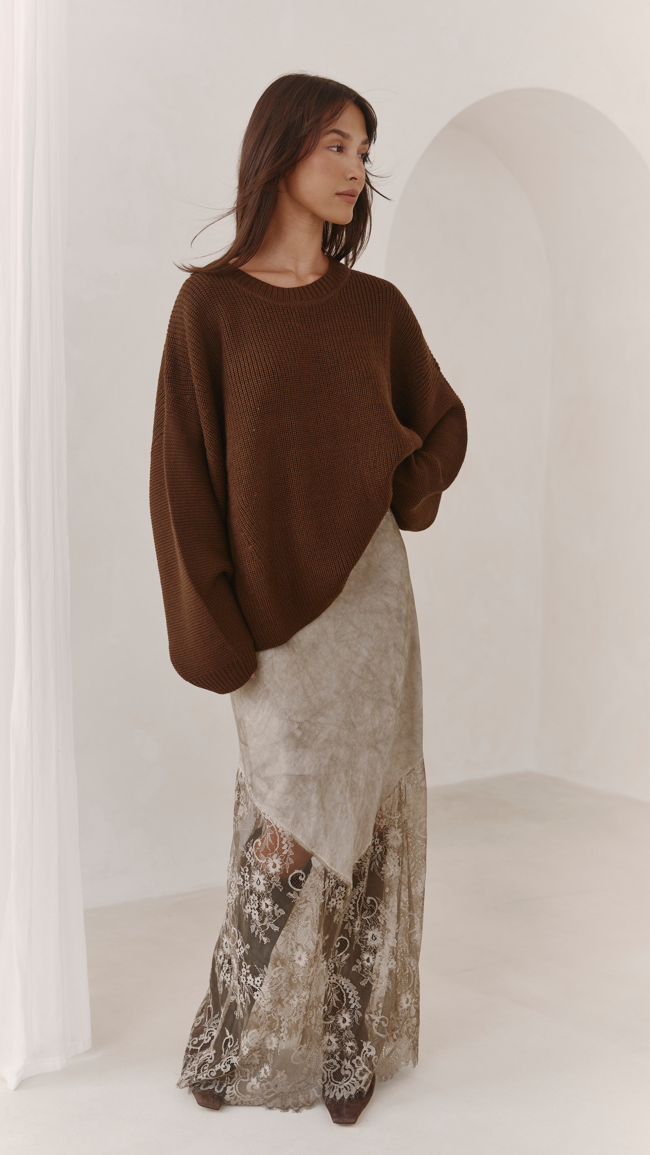 Tansy Sweater - Chocolate