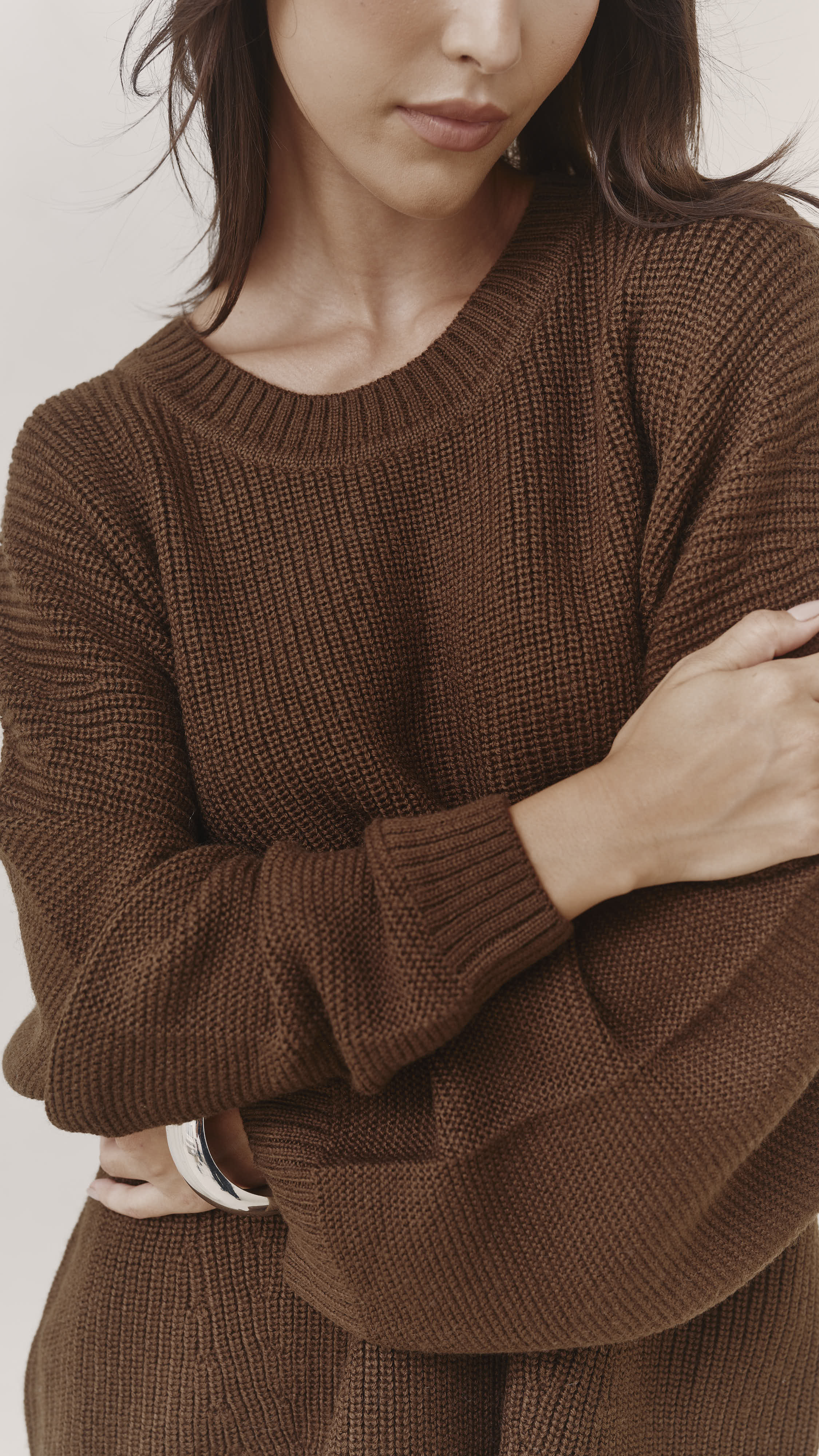 Tansy Sweater - Chocolate