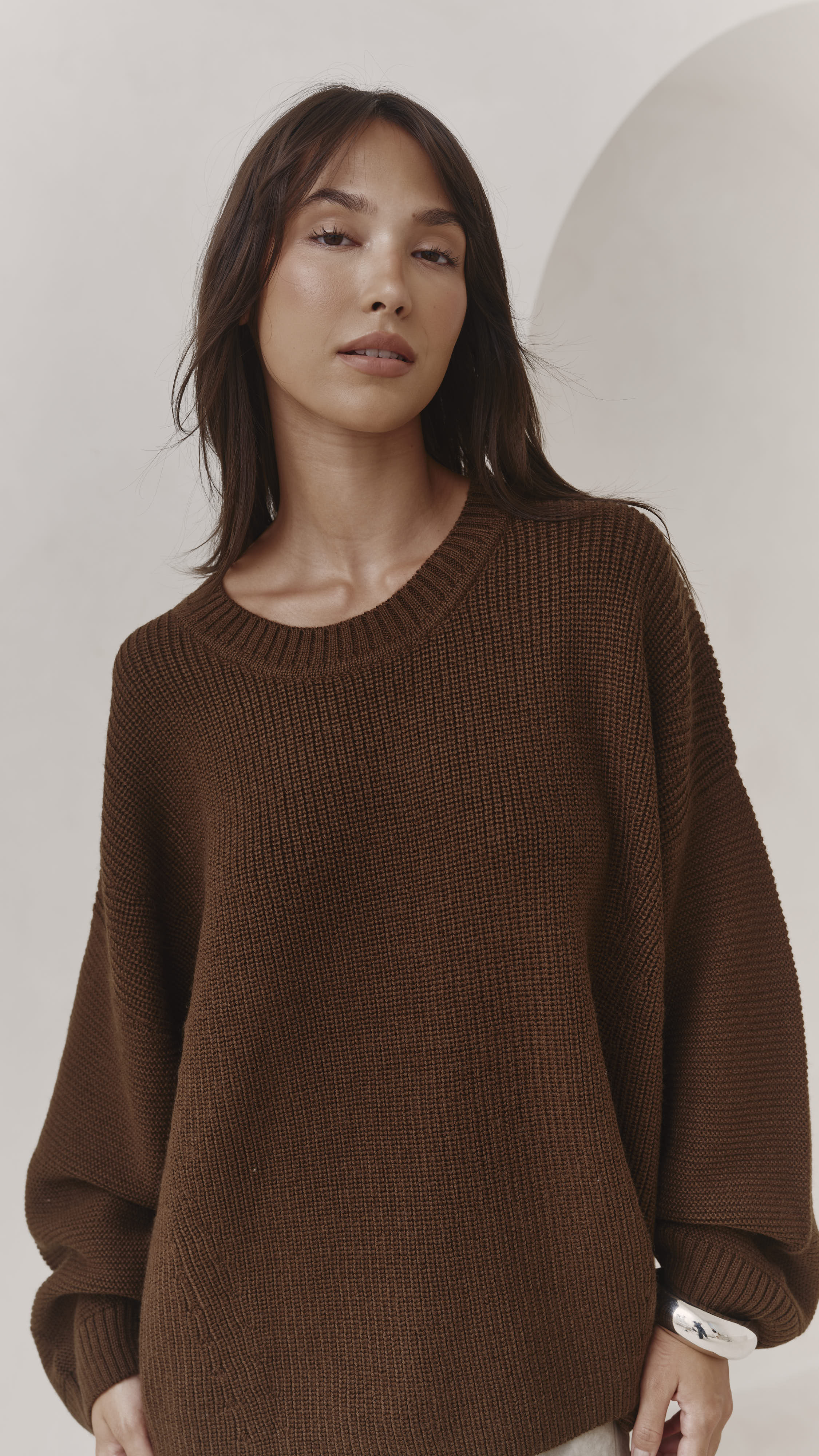 Tansy Sweater - Chocolate