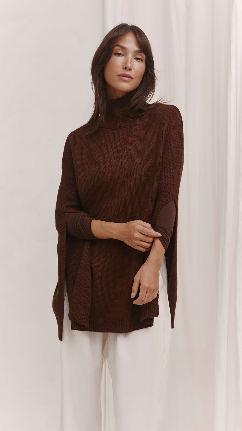 Tilly Wool Blend Knit - Espresso