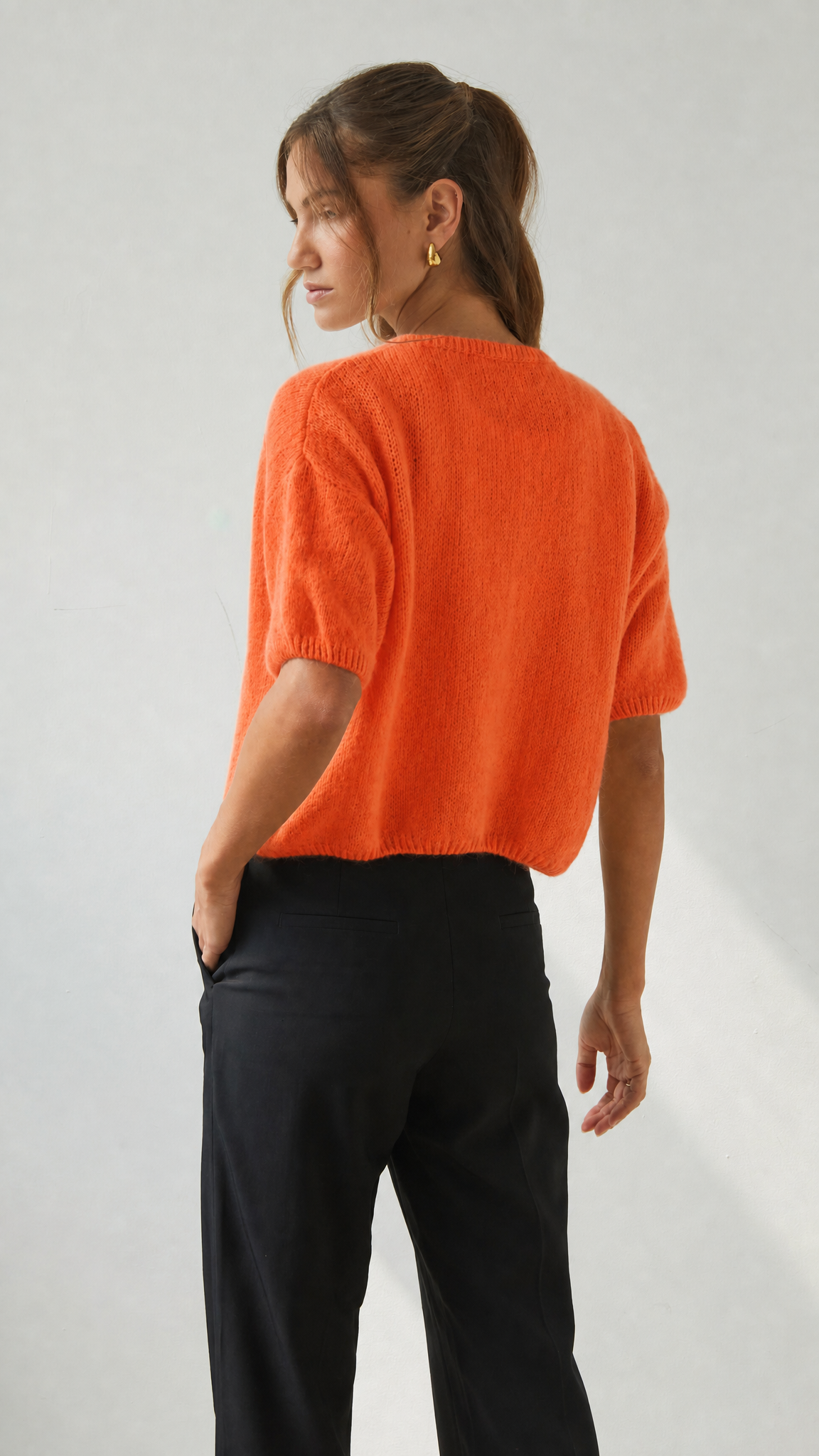 Emme Cardigan - Tangerine