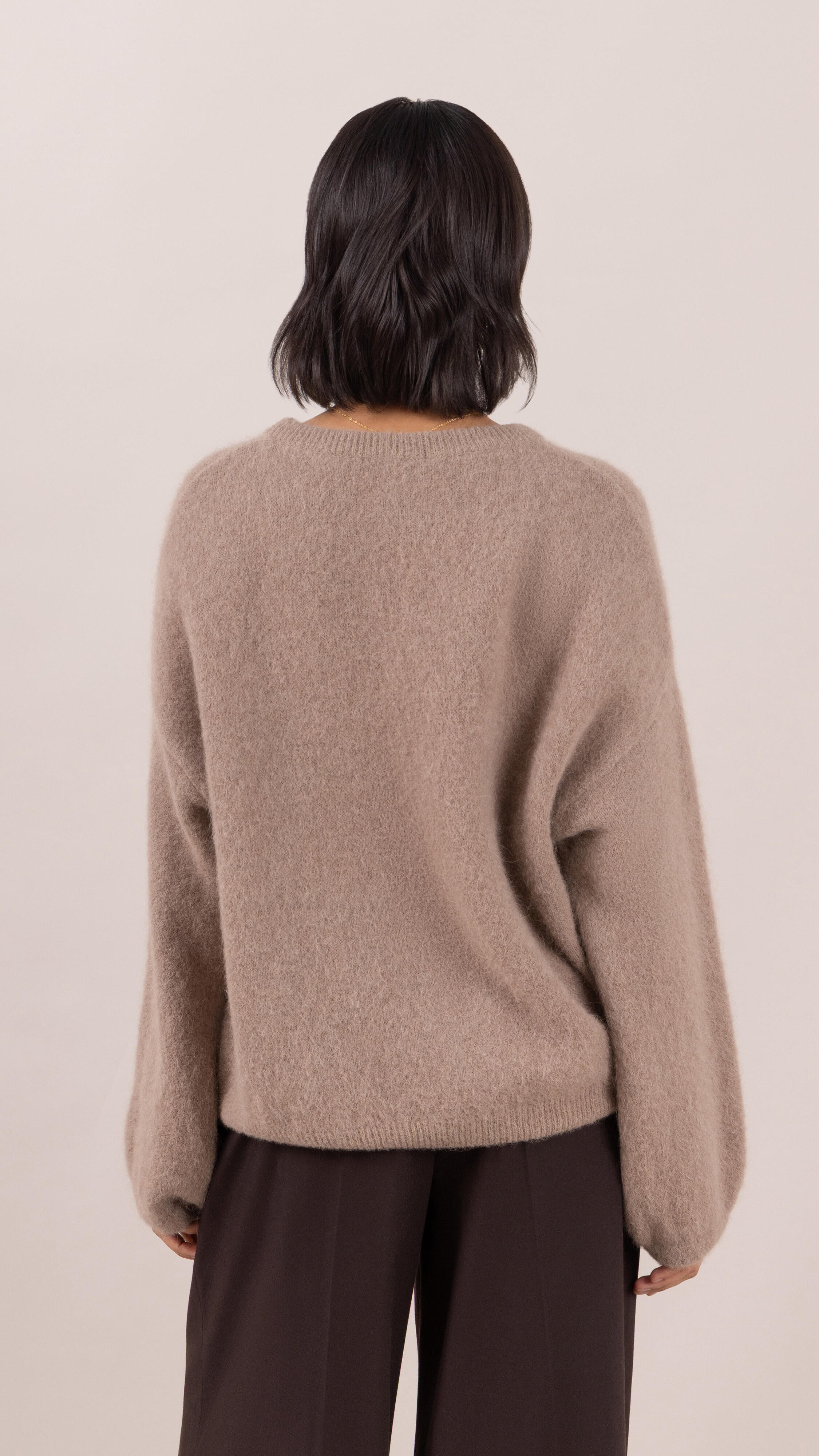 Maxine Alpaca Sweater - Mink