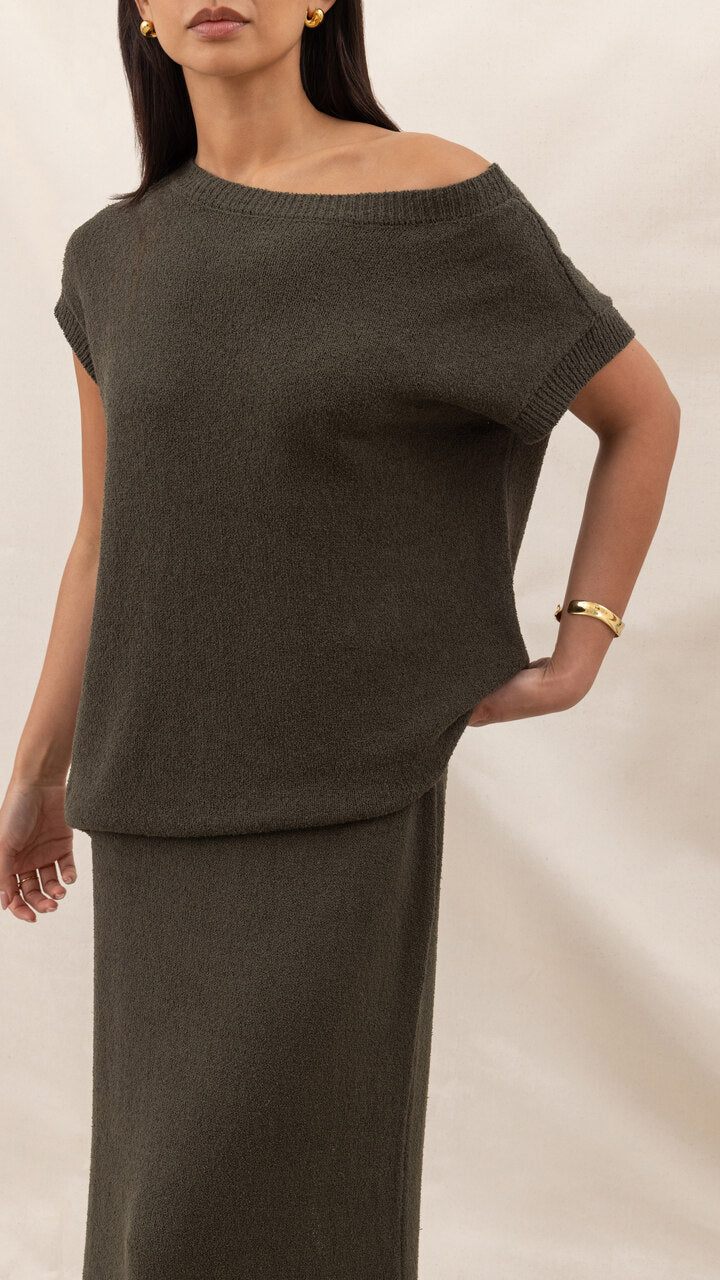 MAIA TOP - KHAKI