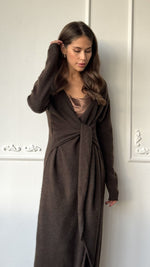 KEIRA DRESS - DARK ESPRESSO
