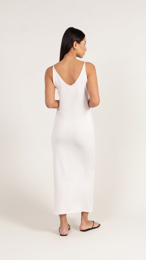 SOFIA KNIT DRESS - IVORY